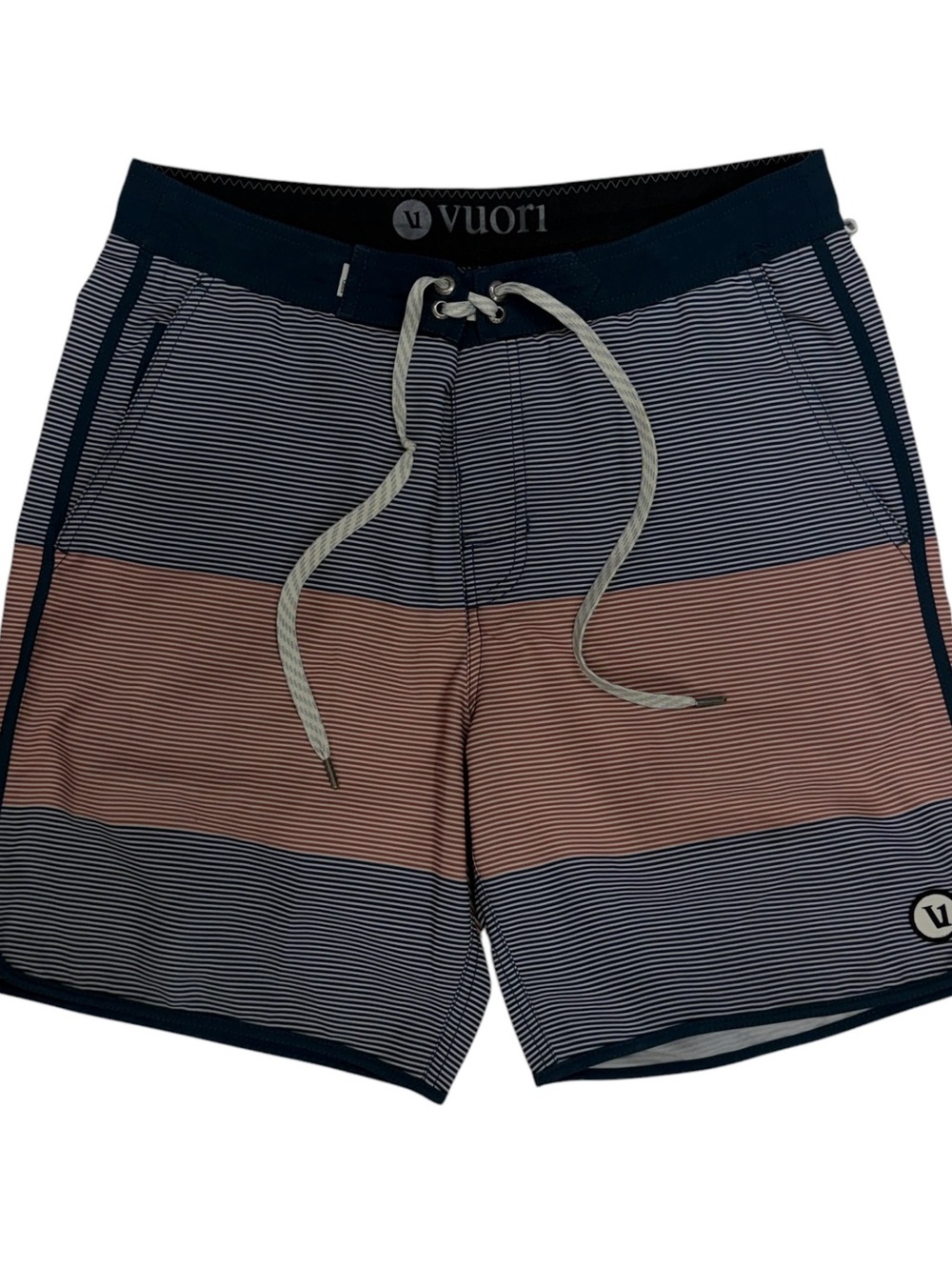 Vuori Cruise Board Shorts Mens 30 Blue 7” Performance Swim Beach Surf Trunk V314